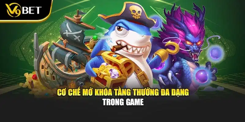 Cơ chế mở khóa tầng thưởng đa dạng trong game
