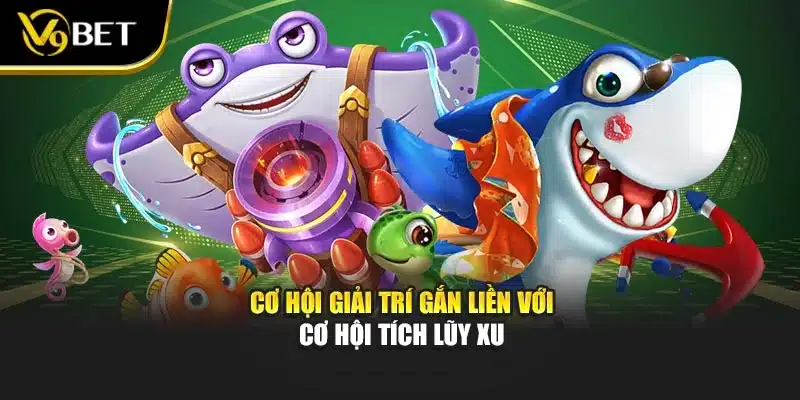 Cơ hội giải trí gắn liền với cơ hội tích lũy xu