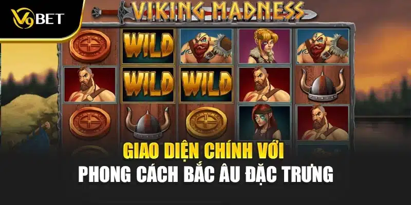Giao diện chính với phong cách Bắc Âu đặc trưng